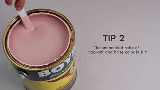 Tips on Using Boysen Colorants [upl. by Yboj619]