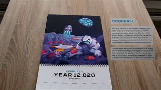 Kurzgesagt  12020 Human SPACE Era Calendar  Unboxing [upl. by Lemmuela]