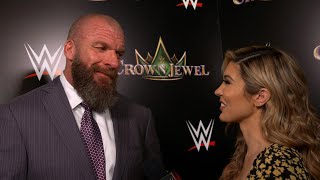 Triple H on what Cain Velasquez and Tyson Fury bring to WWE Exclusive Oct 11 2019 [upl. by Anahsirk]