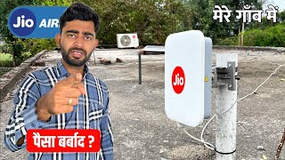 Jio AirFiber Installation  Problem With Jio AirFiber 5G  Jio Air Fiber In Village  Aman Unboxing [upl. by Retla]