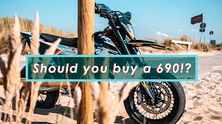 WHY you SHOULD get the KTM 690 SMC R  Top 5 reasons explained [upl. by Bilak]