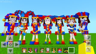 EVERY The Amazing Digital Circus ADDON in MINECRAFT PE [upl. by Siubhan]