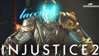 854 Damage Combo With Bane Legendary Gear  Injustice 2 quotBanequot Legendary Gear Gameplay [upl. by Yrakaz]