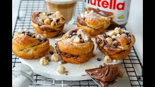 Cruffins met Nutella maken croissant muffins  Recept  Bettys Kitchen [upl. by Jaan]