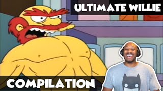 THE SIMPSONS  Ultimate Groundskeeper Willie Compilation REACTION [upl. by Hawthorn]