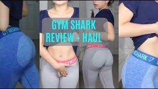 GYM SHARK REVIEW  TRY ON HAUL  booty leggings [upl. by Esmond245]