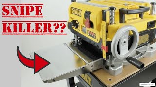 Installing InfeedOutfeed Tables On My DeWalt Planer To Remove Snipe [upl. by Hevak]