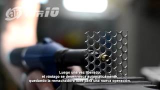 Remachadora para Tuercas Argenrap NTR10 Neumática [upl. by Huxham266]