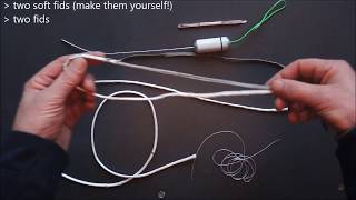 DIY Dyneema continuous uncovered loops [upl. by Oaht900]