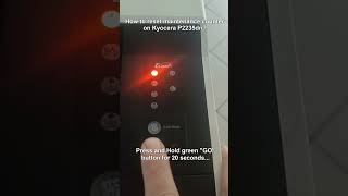 How to reset maintenance counter on Kyocera P2235dn [upl. by Regan755]