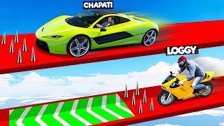 1000 IMPOSSIBLE CAR RACE FOR LEGENDS GTA 5 [upl. by Naoh]