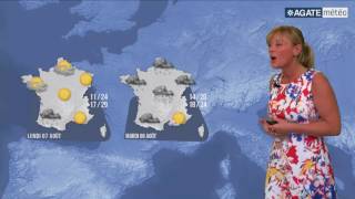 MÉTÉO AGATE DU 06 08 2017 [upl. by Millman]