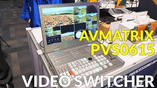 AVMATRIX PVS0615 Video Switcher at CES 2019 [upl. by Ailerua]