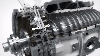 Siemens SGT750 gas turbine flythrough [upl. by Cini111]