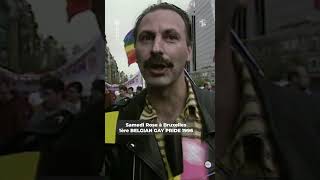 1ère belgian gaypride en 1996 archive rtbf sonuma shorts pride lgbtqia [upl. by Bryan597]