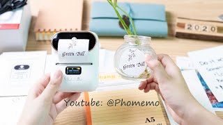 Phomemo M110 Label Maker丨How to DIY Round Product Labels Easily at Home丨Phomemo Easy DIY Class [upl. by Naes]