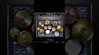 Double bass pedal drum test in DvDrum Dvdrum drums ifadworld [upl. by Ielirol]