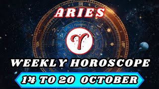 ARIES WEEKLY HOROSCOPE 14 TO 20 OCTOBER  IM SHOCKED THIS CHANGES YOUR LIFE horoscope aries [upl. by Nazus]