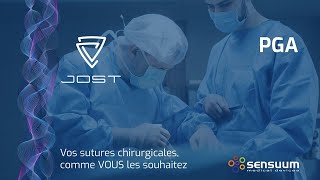 Le fil de suture chirurgicale Jost PGA [upl. by Vaclava]