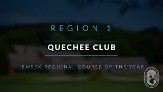 Quechee Club  2023 Jemsek Regional Course of the Year for Region 1 [upl. by Brigida197]