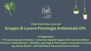 Video intervista Psi Ambientale 3 [upl. by Eelsha344]