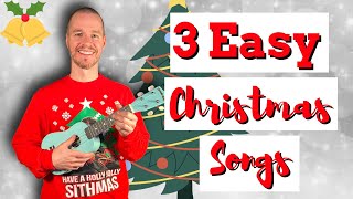 Three Easy Christmas Songs for the Ukulele ukulele christmas [upl. by Neitsirk29]