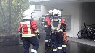 Hauptübung Feuerwehr Ittigen 2012 Teil 78 [upl. by Einre]