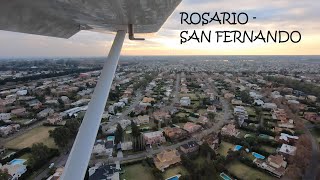 Vuelo Rosario  San Fernando  Argentina  Tecnam P2010 [upl. by Enovahs]