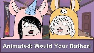 Animated Would You Rather  ft Eugenia Cooney [upl. by Tepper]