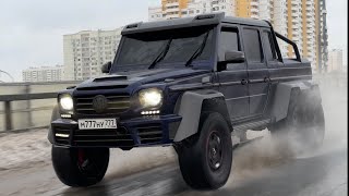 ГЕЛИК G63 AMG 6X6 MANSORY за 150 млн РУБЛЕЙ ОДИН В РОССИИ МАШИНЫ ОЛИГАРХА [upl. by Orland]