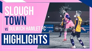 HAMLET HIGHLIGHTS Slough Town vs Dulwich Hamlet  National League South  08022022 [upl. by Naarah675]