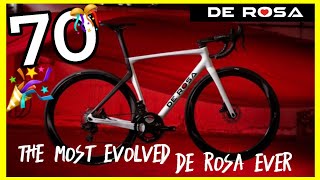 de rosa 70  is a much lighter pininfarina designed aero road bike [upl. by Riannon949]