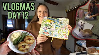 a cozy xmas eve at home  vlogmas day 12 122323amp122423 [upl. by Abixah]