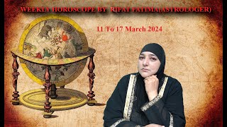 Rifat Fatima Live Stream 11 To 17 March 2024 weekly horoscope astrologer Birth stone Part 1 [upl. by Paulita]