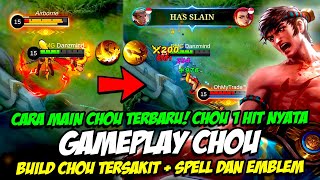 CARA MAIN CHOU TERBARU  CARA ULTI CHOU YANG BENAR ❗ BUILD CHOU 1 HIT❗ TUTORIAL CHOU amp GAMEPLAY CHOU [upl. by Nemzaj]