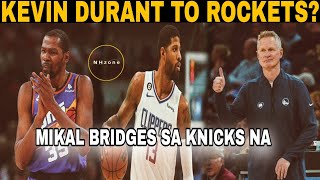 Houston Rockets Malaki ang Tyansa na Makuha si KD GSW Interesado kay Paul George [upl. by Nalyr]