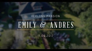 Emily amp Andres Wedding  11042017  Herlong Mansion [upl. by Veejar]