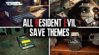 All Resident Evil Save Room Themes 19962023 [upl. by Nelram]