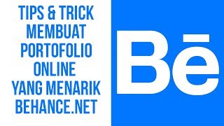 Cara membuat portfolio online di Behancenet [upl. by Alexia]