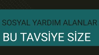 SOSYAL YARDIMLAR VE ZİRAAT BANKASI HESABI [upl. by Areis]