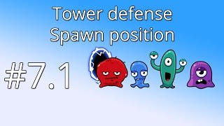 71 Unity Tower defense tutorial  Spawn position [upl. by Dowlen591]