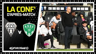 ANGERS SCO  AS SAINTÉTIENNE  Conférence de presse daprèsmatch [upl. by Lenno]