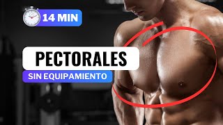 14 MIN RUTINA DE CALISTENIA PARA PECTORALES  Entrena Sin Equipamiento [upl. by Atoel]