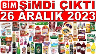 BİM 26 ARALIK 2023 GIDA ŞARKÜTERİ KATALOĞU  HAZIR GIDA amp KAHVALTILIK  BİM AKTÜEL  BİM İNDİRİMLERİ [upl. by Ahsiugal]