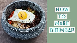 How to make Bibimbap Popular Korean Dish [upl. by Sreip]