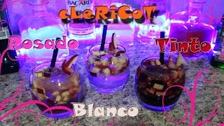 CLERICOT ROSADO BLANCO Y TINTO [upl. by Hueston]