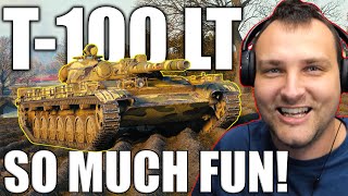 I Had so Much Fun Playing with T100 LT in World of Tanks [upl. by Jenkel749]