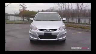 Essai de la Hyundai Accent 2012 [upl. by Ileyan]