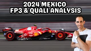 2024 F1 Mexico GP FP3Quali Analysis  Martin Villari [upl. by Daveda]