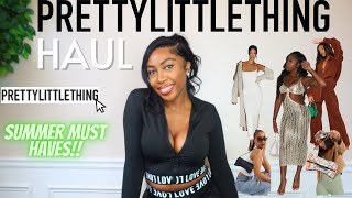 PRETTYLITTLETHING TRY ON HAUL  SUMMER 2022 [upl. by Ruhtracam]